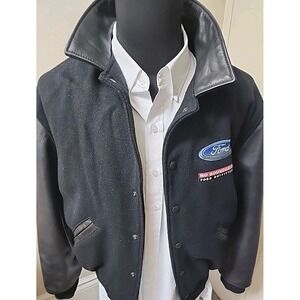 Vintage Dehen 1920 Ford Outfitters No Boundaries Sport Trac Varsity Jacket M
